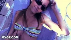 Play Hairy Sister Fucked When Sitting On A Sunbed Tanning