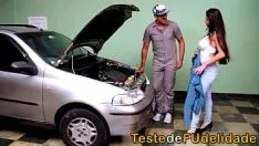 Play In order to fix his car faster, the bomb mechanic Tunata gives him oral and fucks him