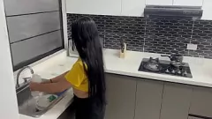 Abspielen Squirt gefüllt Teen Latina Taboo Fantasie mit großen Arsch und Titten